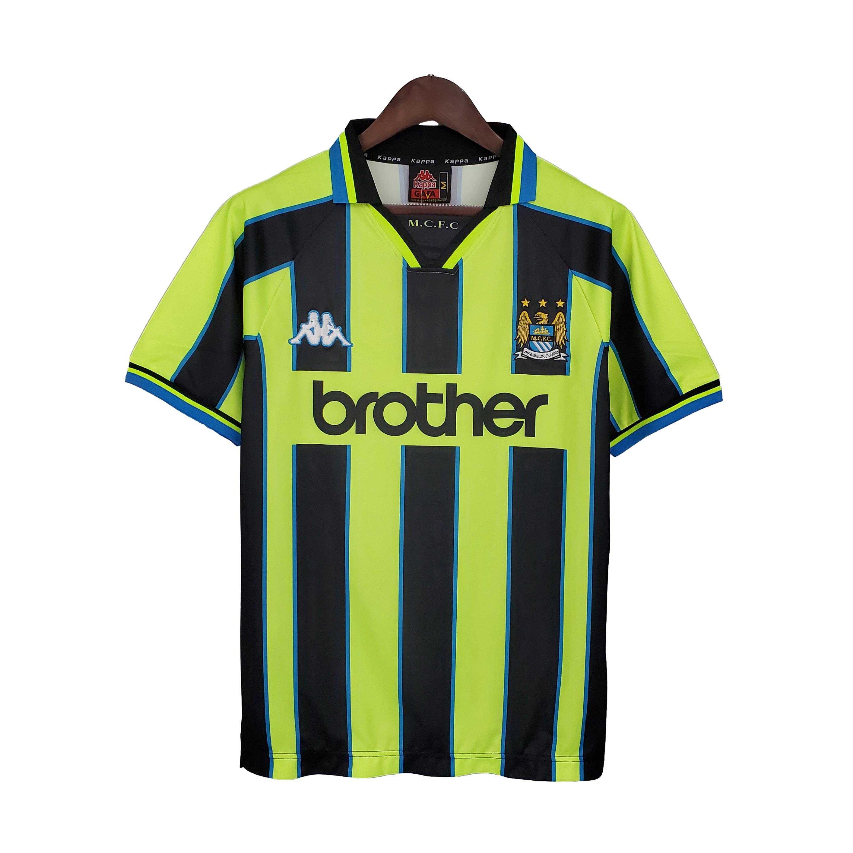 Retro Manchester City 1998-99 Away Stadium Jersey